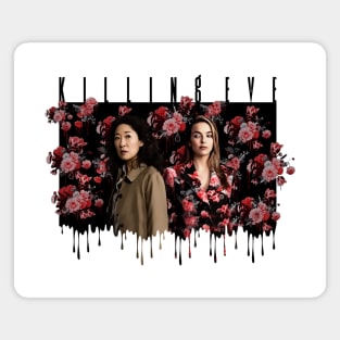 EVE AND VILLANELLE FLOWERS Magnet